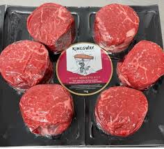 Kingsway Wagyu Striploin Steaks, 6 × 226 g (8 oz.)